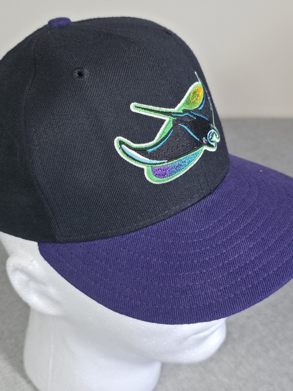 Vintage Tampa Bay Devil Rays New Era 59FIFTY Fitted Hat 6 3/4 - Picture 2 of 8